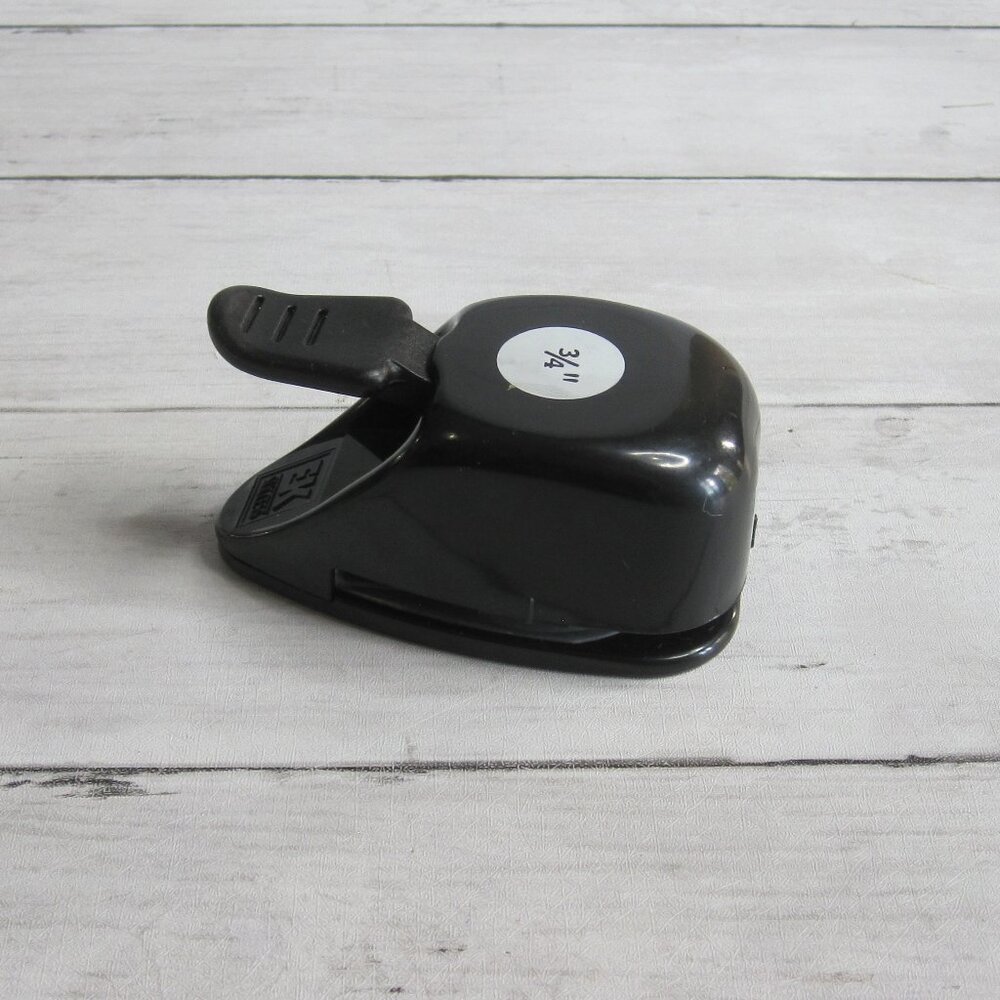 EK Success Stampin Up Whale Tail Paper Punch 3/4" Circle Scrapbook Tool Retired